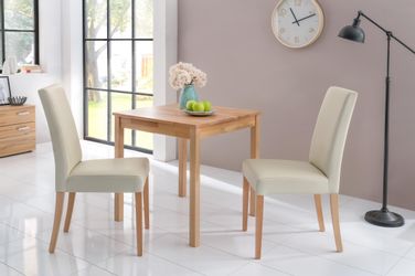 Home affaire 4-Fußstuhl "Lea" (Set) 2 Stk. Kunstleder günstig online kaufen