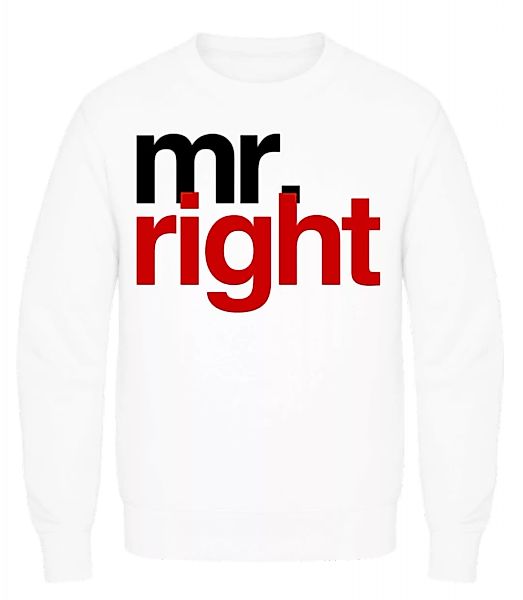 Mr. Right Logo · Männer Pullover günstig online kaufen
