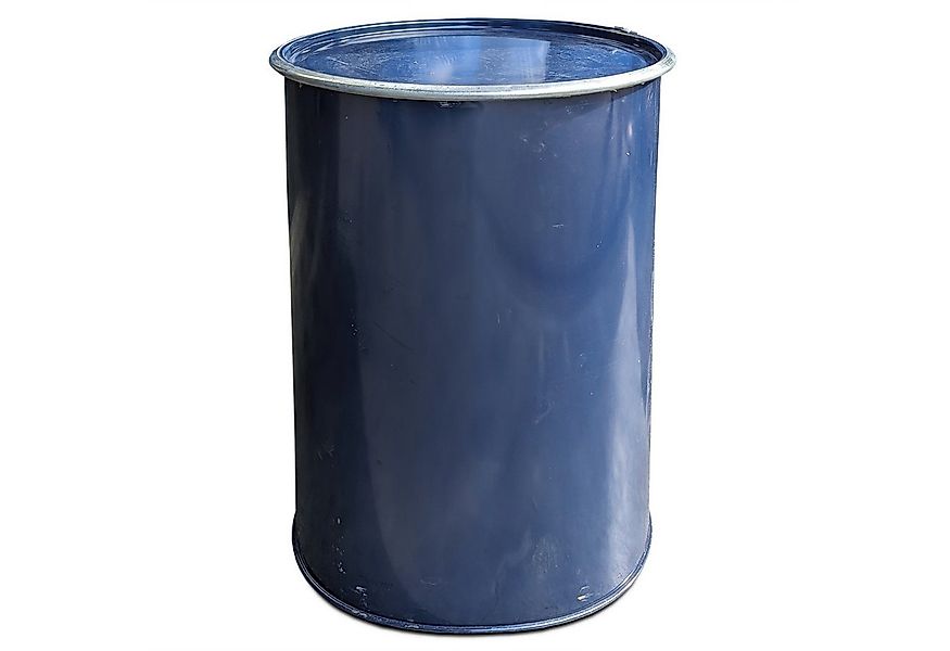 Plasteo Stehtisch 200 Liter Metallfass Tonne mit Deckel Stahlfass Ölfass Fe günstig online kaufen