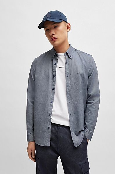 BOSS ORANGE Businesshemd "Rickert", mit Button-down-Kragen günstig online kaufen