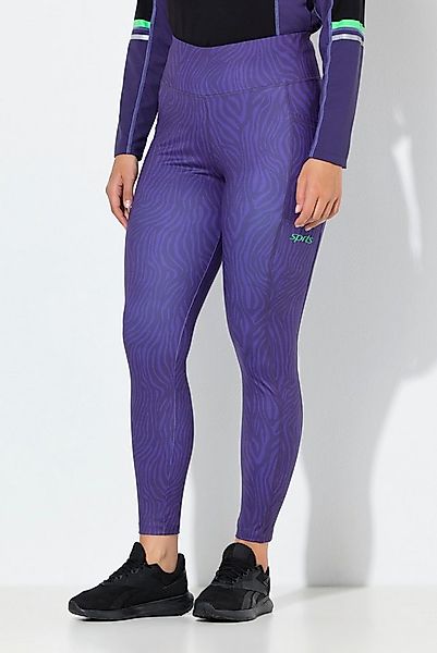 Ulla Popken Leggings Sport-Leggings Leomuster schnelltrocknend günstig online kaufen