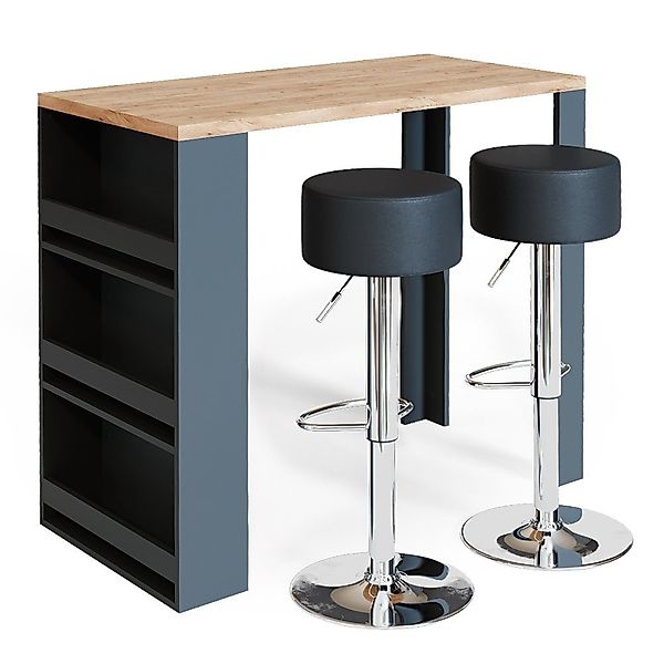 Vicco Bartisch, Eiche/Anthrazit, 117 x 57 günstig online kaufen
