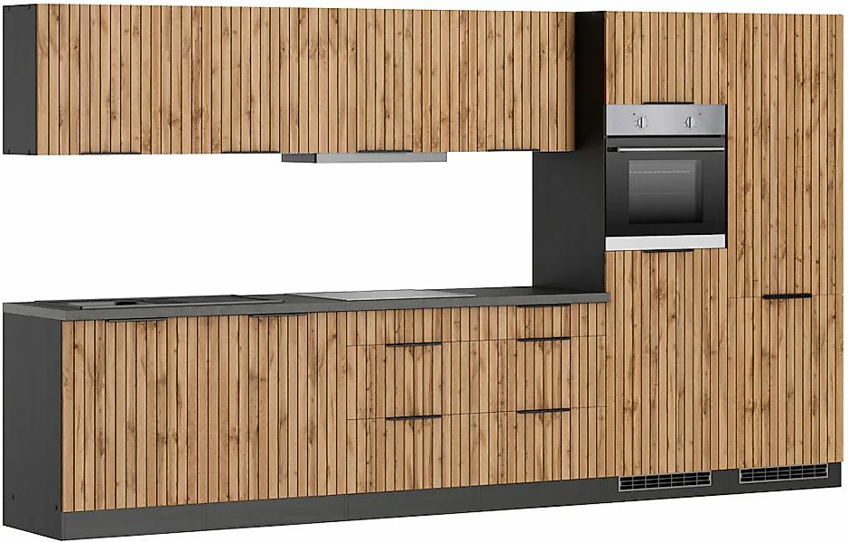 KOCHSTATION Küchenzeile "KS-Lagos, Breite 360 cm, wahlweise mit E-Geräten" günstig online kaufen