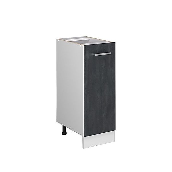 Vicco Apothekerschrank R-Line Medizinschrank für die Küche Schwarz Beton 30 günstig online kaufen