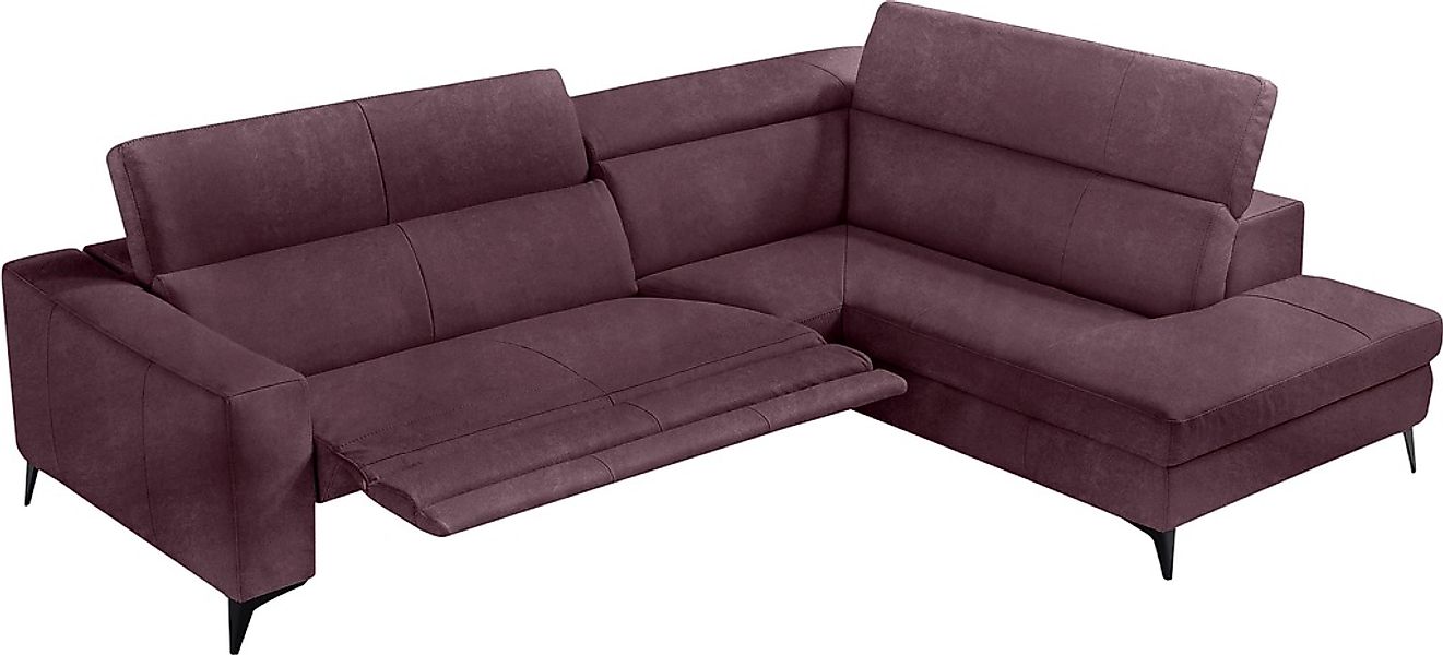 Egoitaliano Ecksofa "Edith, Designsofa mit hohem Sitzkomfort, L-Form" inkl. günstig online kaufen
