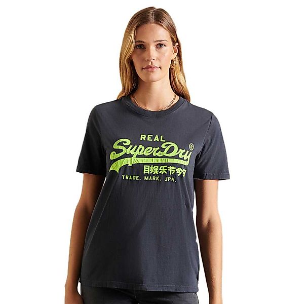 Superdry Vintage Logo Ac Kurzarm T-shirt S Eclipse Navy günstig online kaufen