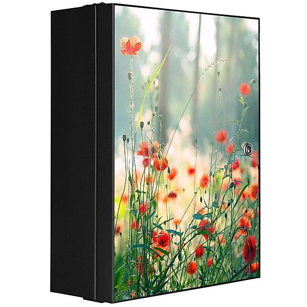Banjado XXL Medizinschrank Abschliessbar 35x46x15cm Arzneischrank Anthrazit günstig online kaufen