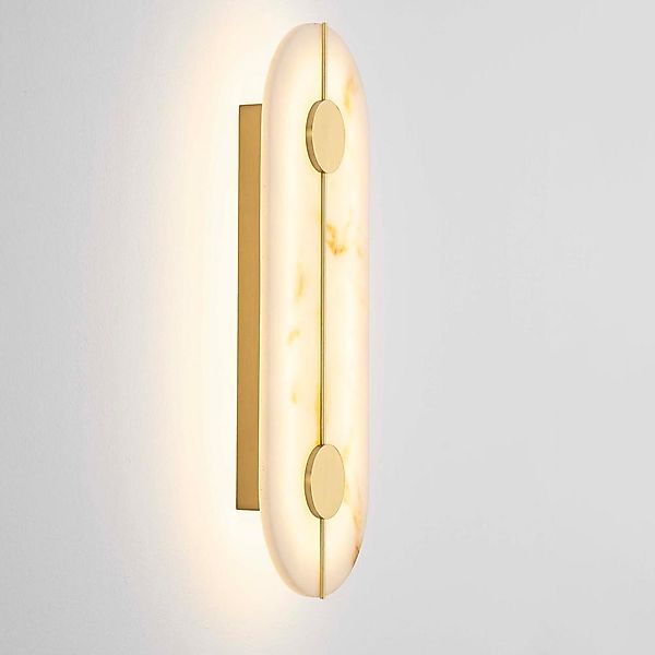 LED Wandleuchte Aider in Gold und Transparent 19W 866lm günstig online kaufen