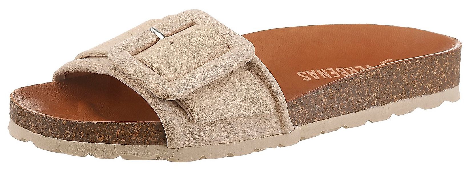 VERBENAS REIKO VELOUR Pantolette Sommerschuh, Urlaubsschuh, Strandschuh zum günstig online kaufen