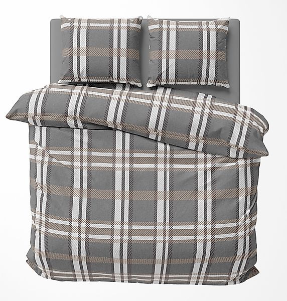 One Home Bettwäsche Karo Streifen, Fleece, günstig online kaufen