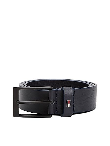 Tommy Hilfiger Ledergürtel LAYTON 3.5 cm breit Metallpatch, Einfachdornschl günstig online kaufen
