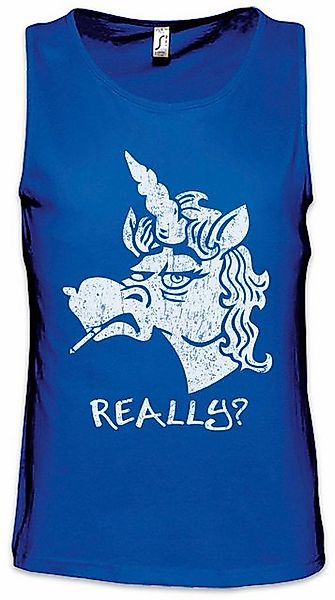 Urban Backwoods Tanktop Grumpy Unicorn Ärmelloses T-Shirt Einhorn Comic Ani günstig online kaufen