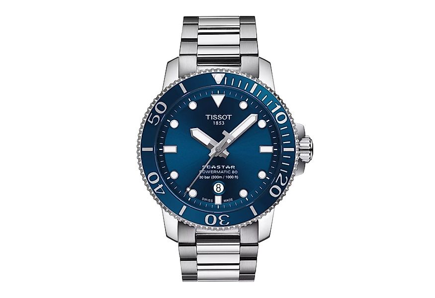 Tissot Schweizer Uhr Taucheruhr Herrenuhr Tissot Seastar 1000 Powermatic 80 günstig online kaufen
