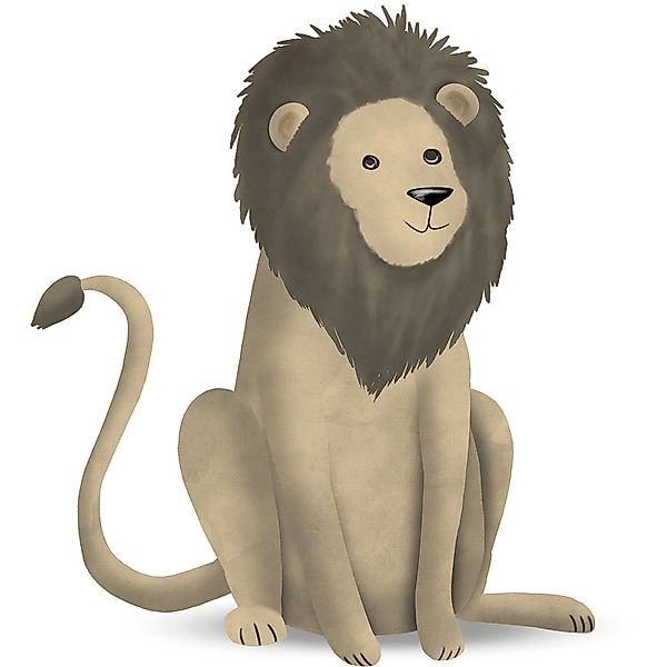 Komar Bild "Cute Animal Lion", Tiere, (1 St.), Wandbild zur Dekoration - oh günstig online kaufen