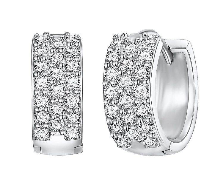 Lulu & Jane Paar Ohrstecker silber, mit Zirkonia günstig online kaufen