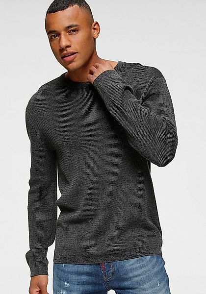 Bruno Banani Strickpullover gewaschene Optik günstig online kaufen