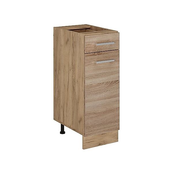 Vicco Unterschrank R-Line, Sonoma/Goldkraft Eiche, 30 cm ohne Arbeitsplatte günstig online kaufen