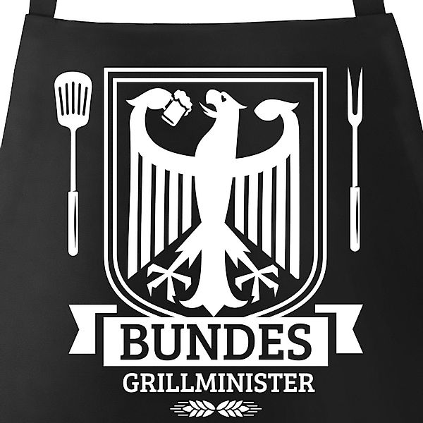 MoonWorks Grillschürze Bundesgrillminister Grill-Schürze für Männer günstig online kaufen