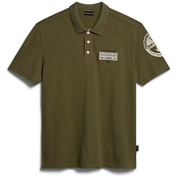 Napapijri  Poloshirt E-AMUNDSEN NP0A4H6A-GAE1 GREEN LICHEN günstig online kaufen