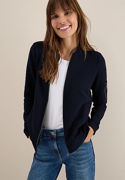 Cecil Blouson, mit Reißverschluss, im Ottoman-Look günstig online kaufen