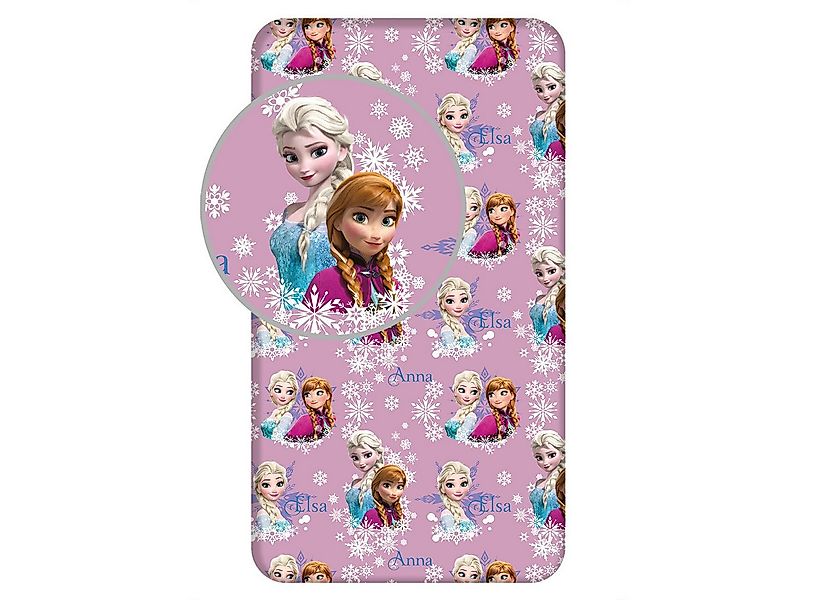 Disney Frozen Spannbettlaken Die Eiskönigin Größe: 90 x 200 cm 100 % Baumwo günstig online kaufen