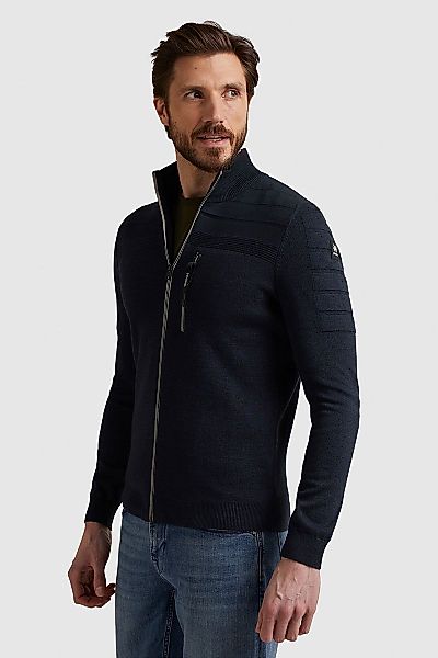 Vanguard Jacke Zipper Mouliné Navy - Größe XXL günstig online kaufen