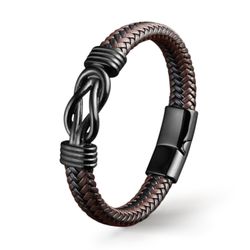 UNIQAL.de Lederarmband Unendlichkeit Leder Armband "INFINITY" günstig online kaufen
