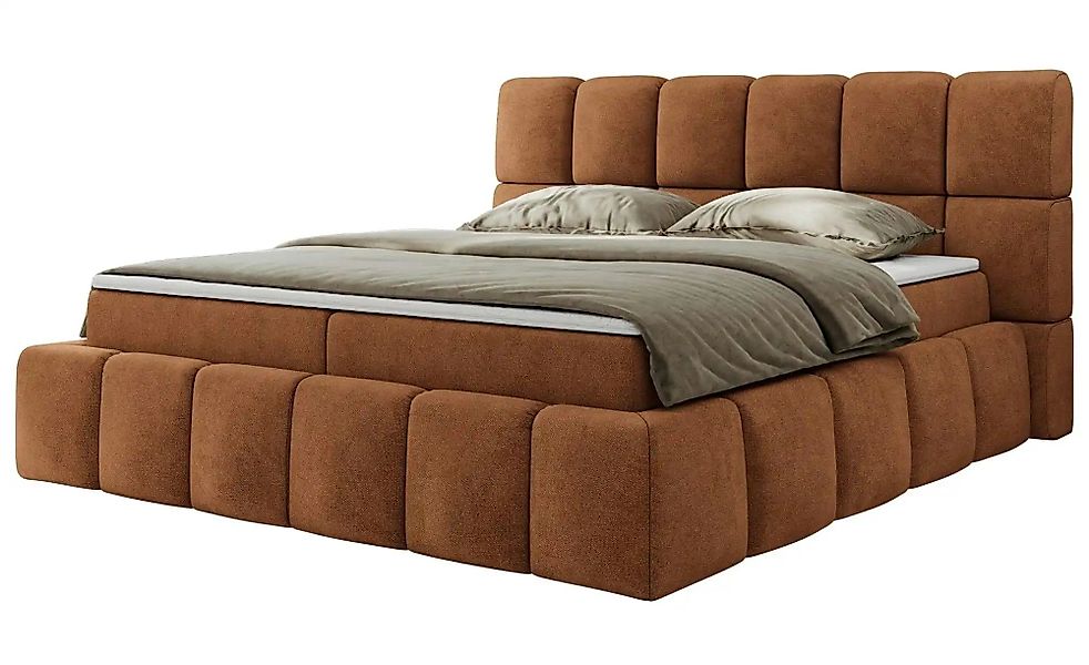 Boxbett mit Bettkasten Nira ¦ orange ¦ Maße (cm): B: 234 H: 113 Betten > Ko günstig online kaufen