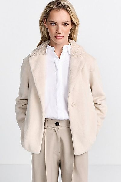 RICHROYAL Jackenblazer Mit zwei verschiedenen Fellimitaten, mit seitlichen günstig online kaufen