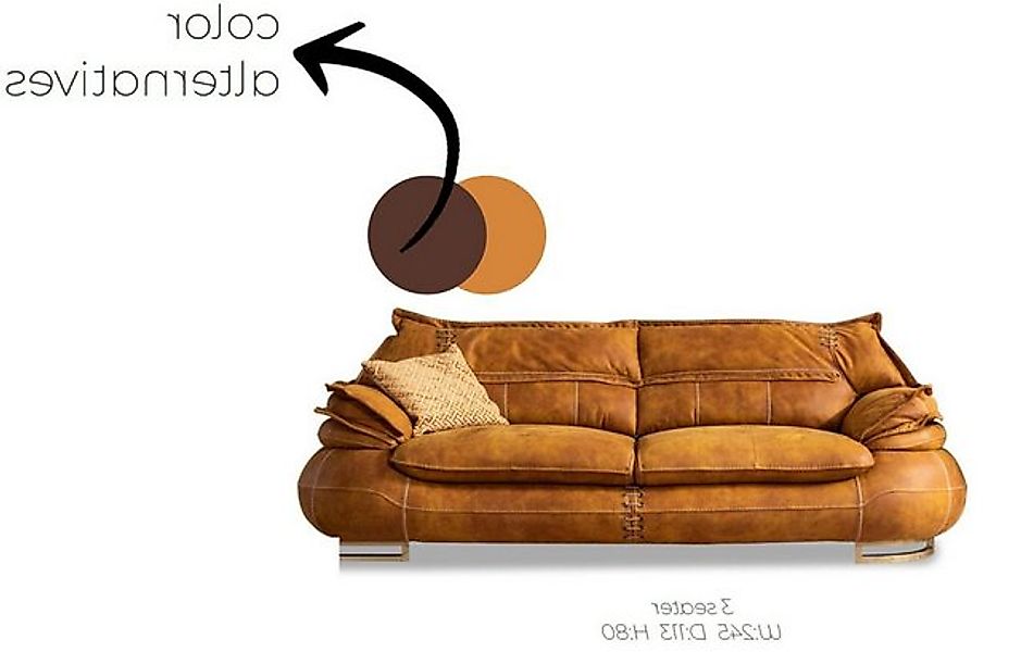 Xlmoebel Sofa Luxuriöses Drei-Sitzer Sofa Polstermöbel Klassik Sitzmöbel Wo günstig online kaufen