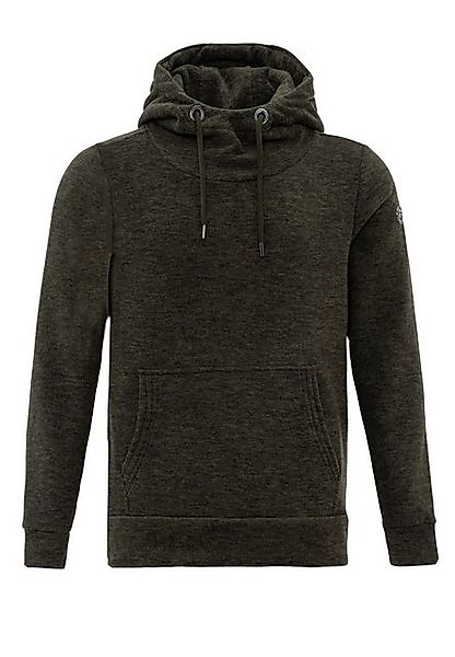 RedBridge Hoodie Hoodie mit Kängurutasche Grün M hoher Kragen günstig online kaufen