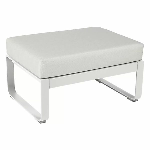 Bellevie 1-Sitzer Hocker 01 Baumwollweiß 81 Grauweiß günstig online kaufen