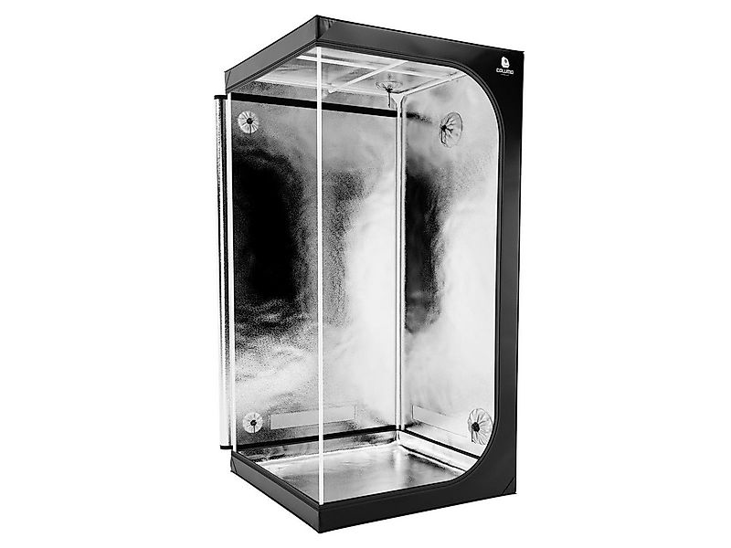 Green Spirit Gewächshaus Growbox Komplett Set 100x100 cm Growzelt 320W LED günstig online kaufen