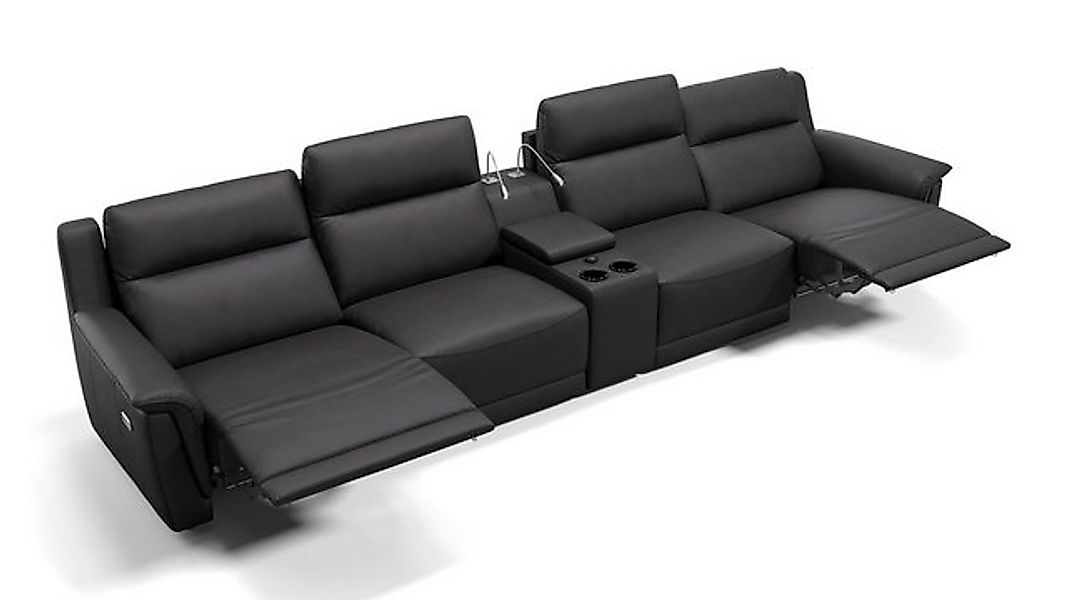 Sofanella 4-Sitzer Leder MALITO, Heimkinosofa, Kinocouch, Funktionssofa, Ki günstig online kaufen