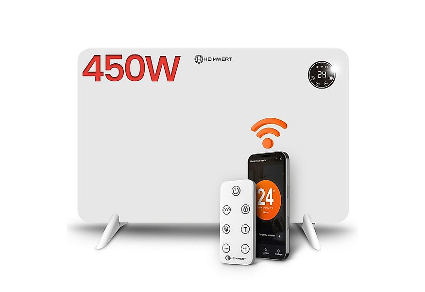 HEIMWERT Elektro-Heizkörper Infrarot Wandheizung 450/600 Watt, Luxusausstat günstig online kaufen