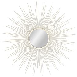 Leonique Dekospiegel "Dekospiegel" Wandspiegel, Ø 70cm, aus Metall, gold günstig online kaufen