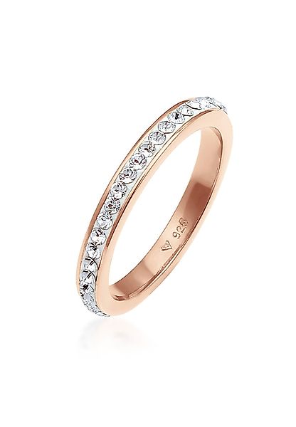 Elli Fingerring Kristallen Memoire Ring 925 günstig online kaufen
