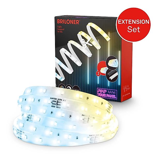 Briloner LED Band Pimp your Panel Ergänzungs-Set Dimmbar CCT 2,6 m Weiß günstig online kaufen