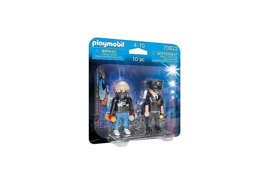 Playmobil® 70822 DuoPack Polizist und Sprayer Konstruktions-Spielset günstig online kaufen