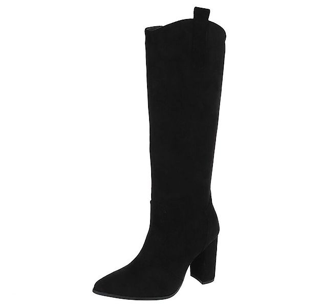Ital-Design Elegante Damenstiefel mit Blockabsatz für Alltag und Freizeit H günstig online kaufen
