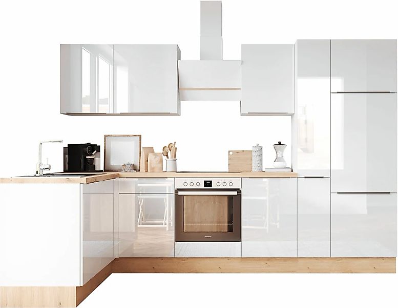 RESPEKTA Küchenzeile "Safado aus der Serie Marleen" Breite 310 cm, mit Soft günstig online kaufen