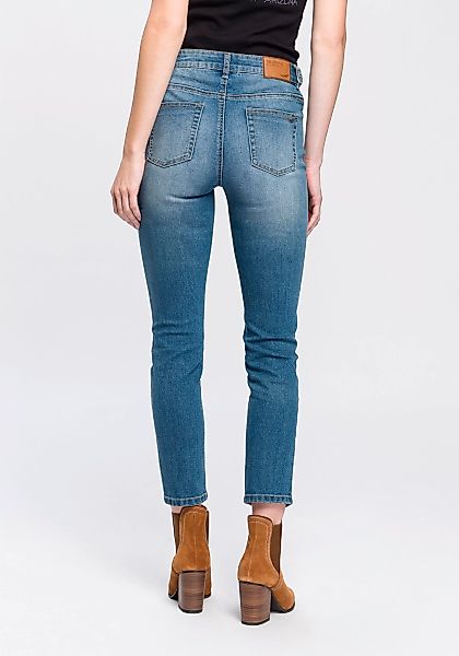 Arizona 7/8-Jeans "Shaping", eng anliegend, Röhrenjeans, Used-Waschung, Hig günstig online kaufen