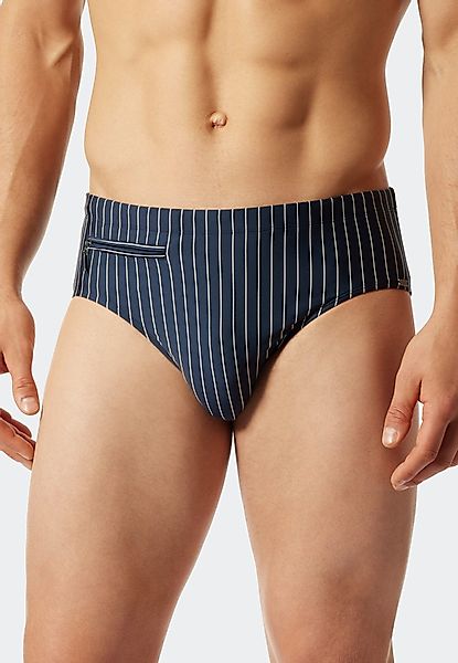 Schiesser Badeslip "Nautical Casual" mit weißen günstig online kaufen