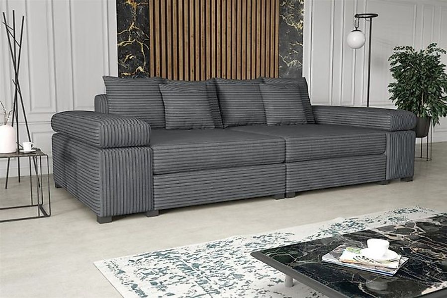 Fun Möbel Big-Sofa Couchgarnitur Megasofa Riesensofa AREZZO in Stoff, mit o günstig online kaufen