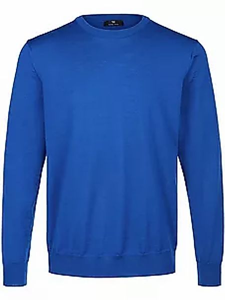 Rundhals-Pullover Peter Hahn blau günstig online kaufen