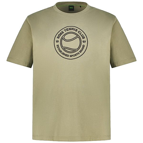 BOSS T-Shirt mit Label-Print Farbe khaki Größe: 6XL günstig online kaufen