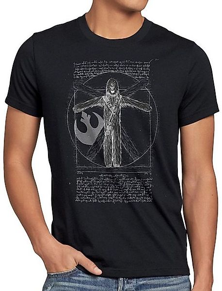 style3 T-Shirt Vitruvianischer Wookiee chewie da vinci star wars günstig online kaufen