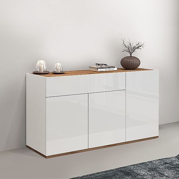 INOSIGN Sideboard Garda, Kommode, Schrank, Kredenz, 3 Türen, 1 Schublade, g günstig online kaufen