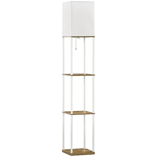 HOMCOM Stehlampe Stehlampe Wohnzimmer mit 3 günstig online kaufen
