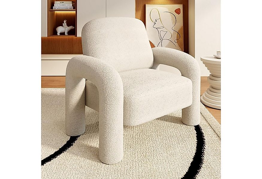 SEYNAR Sessel Moderner Sherpa-Akzent-Sessel, Teddy-Polsterarm-Sofa (1-St), günstig online kaufen